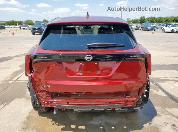 3N8AP6CA7SL319381 2025 NISSAN KICKS Maroon Вид ззаду