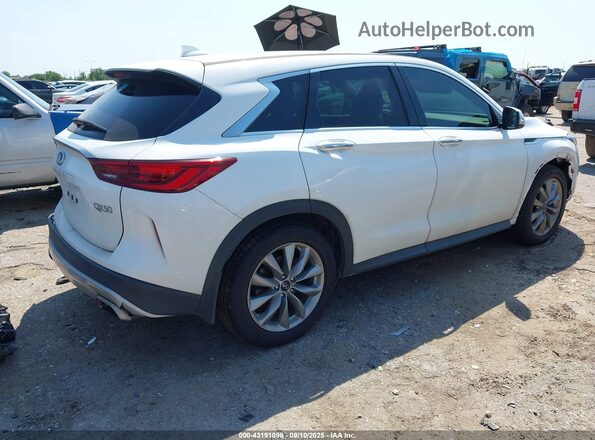 3PCAJ5AA3NF117358 2022 INFINITI QX50 White Rear right