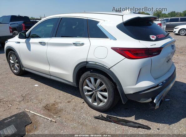 3PCAJ5AA3NF117358 2022 INFINITI QX50 White Rear left