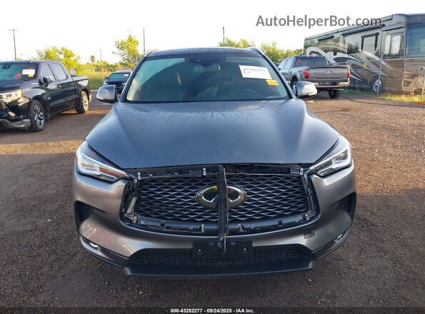 3PCAJ5BA6NF112136 2022 INFINITI QX50 Silver Instrument cluster view