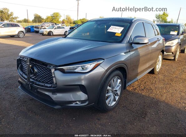 3PCAJ5BA6NF112136 2022 INFINITI QX50 Silver Front left