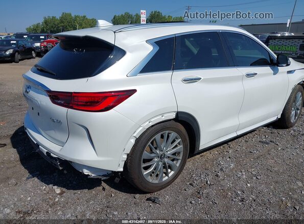 3PCAJ5BA6PF115234 2023 INFINITI QX50 White Задня права чверть