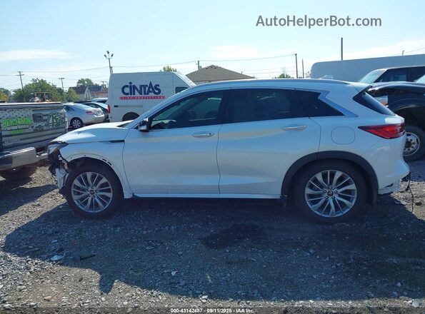 3PCAJ5BA6PF115234 2023 INFINITI QX50 White Панорамний вид салону 360°