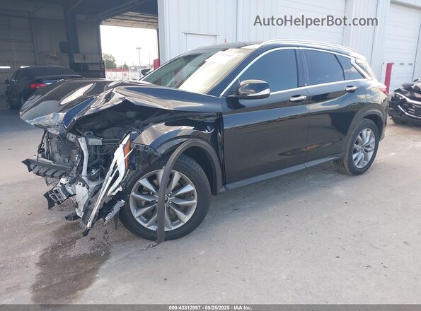 3PCAJ5BA7MF124035 2021 INFINITI QX50 Черный Передняя левая четверть