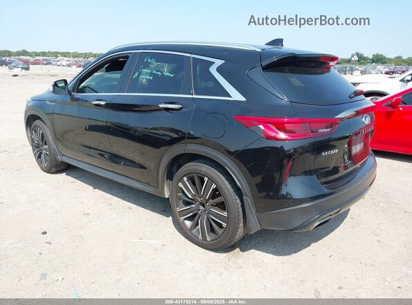 3PCAJ5BAXMF124692 2021 INFINITI QX50 Black უკანა მარცხენა