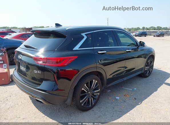 3PCAJ5BAXMF124692 2021 INFINITI QX50 Black უკანა მარჯვენა
