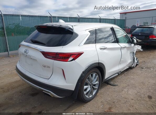3PCAJ5BB2NF106567 2022 INFINITI QX50 White Հետևի աջ