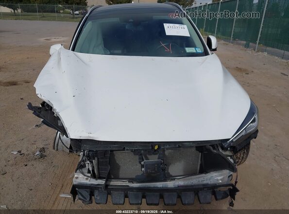 3PCAJ5BB2NF106567 2022 INFINITI QX50 White Առջևի վահանակի տեսք