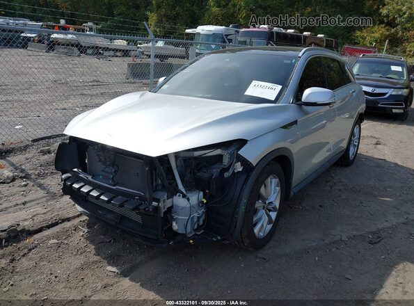 3PCAJ5BB7MF108734 2021 INFINITI QX50 Silver Vista tres cuartos delantera izquierda