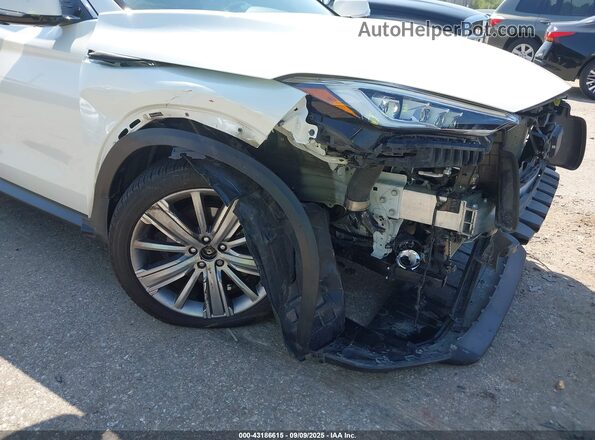 3PCAJ5CA1MF115104 2021 INFINITI QX50 White Դիմացի տեսք