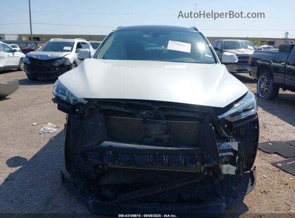 3PCAJ5CA1MF115104 2021 INFINITI QX50 White Սալոնի հետևի տեսք