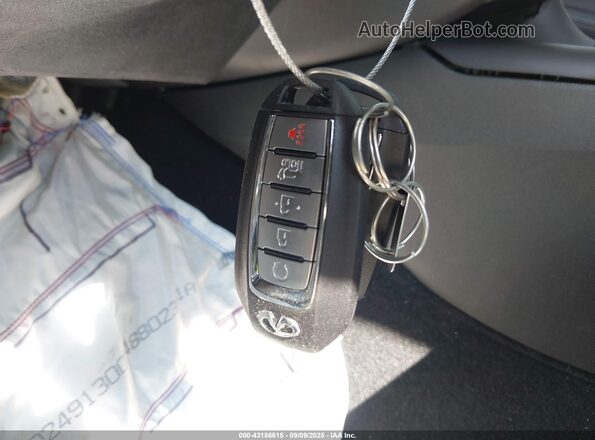 3PCAJ5CA1MF115104 2021 INFINITI QX50 White Առջևի վահանակի տեսք