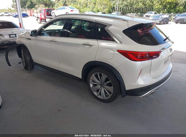 3PCAJ5CA5MF105529 2021 INFINITI QX50 White Tył lewy