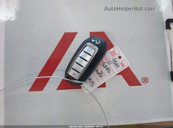 3PCAJ5CA5MF105529 2021 INFINITI QX50 White Widok deski rozdzielczej