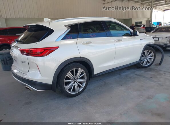 3PCAJ5CA5MF105529 2021 INFINITI QX50 White Tył prawy