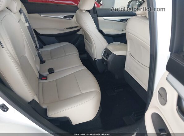 3PCAJ5CA5MF105529 2021 INFINITI QX50 White Widok naklejki z numerem VIN