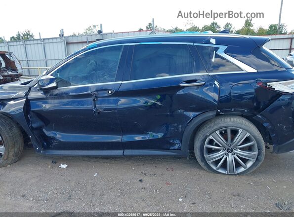 3PCAJ5CA5MF120905 2021 INFINITI QX50 Синий Вид задней части салона