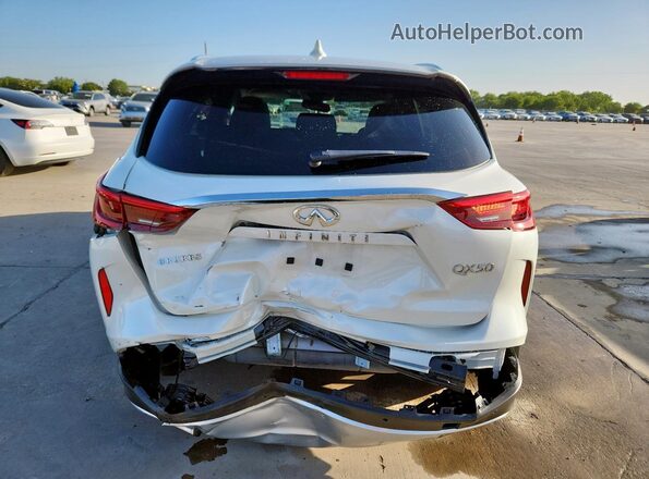 3PCAJ5EA2NF108905 2022 INFINITI QX50 White Հետևի տեսք