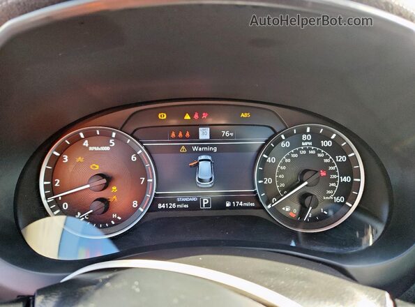 3PCAJ5EA2NF108905 2022 INFINITI QX50 White Սարքավորումների վահանակի տեսք