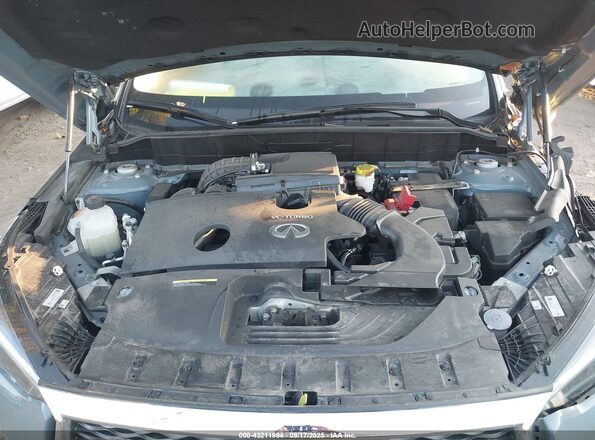 3PCAJ5EB2NF108962 2022 INFINITI QX50 Light Blue Rear view
