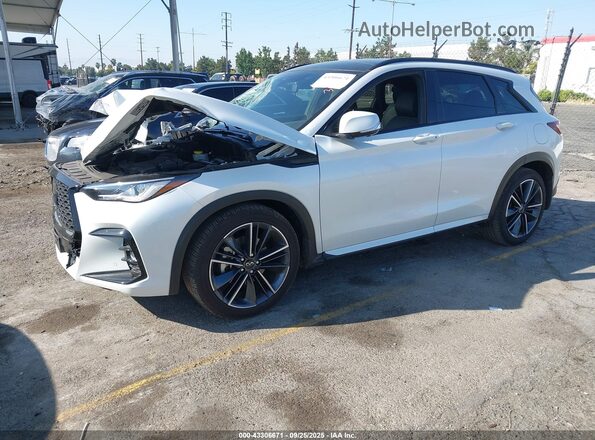 3PCAJ5FBXSF108282 2025 INFINITI QX50 White Передня ліва чверть
