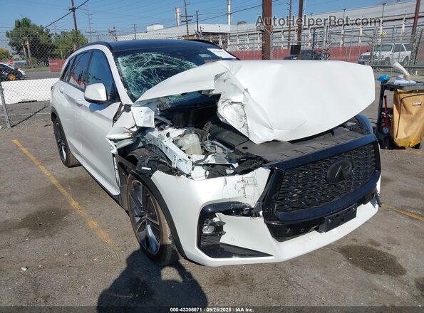 3PCAJ5FBXSF108282 2025 INFINITI QX50 White Вид спереду