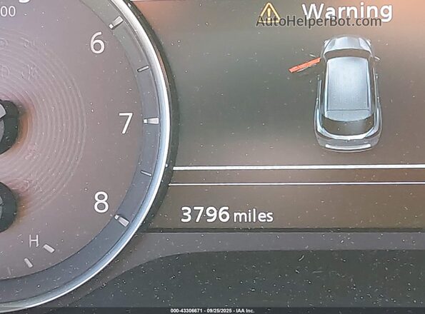 3PCAJ5FBXSF108282 2025 INFINITI QX50 White Панорамний вид салону 360°