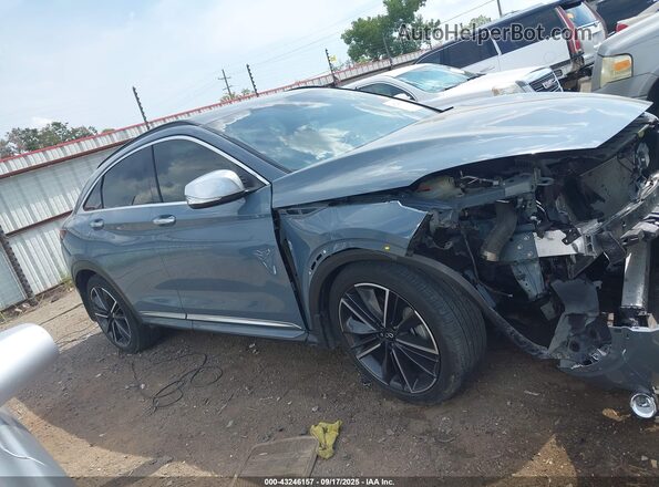 3PCAJ5J33NF111450 2022 INFINITI QX55 Blue Rear interior view