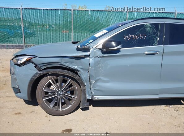 3PCAJ5J33NF114543 2022 INFINITI QX55 Gray Вид спереду