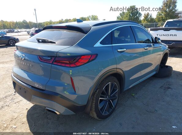 3PCAJ5J33NF114543 2022 INFINITI QX55 Gray Задня права чверть
