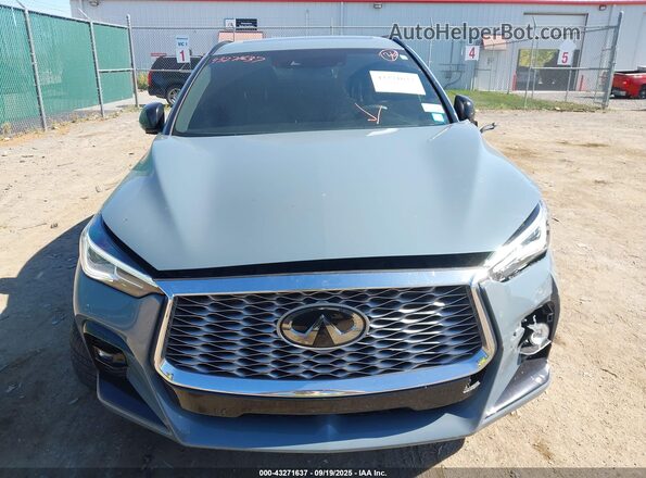 3PCAJ5J33NF114543 2022 INFINITI QX55 Gray Вид задньої частини салону