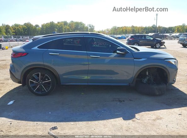 3PCAJ5J33NF114543 2022 INFINITI QX55 Gray Панорамний вид салону 360°