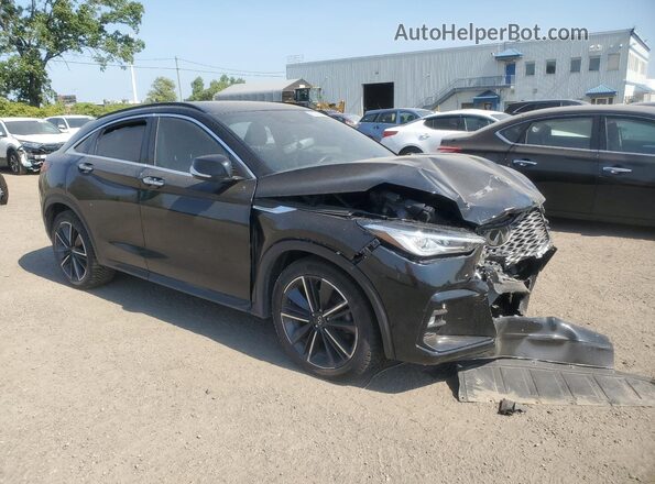 3PCAJ5J38NF110598 2022 INFINITI QX55 Black წინა მარჯვენა