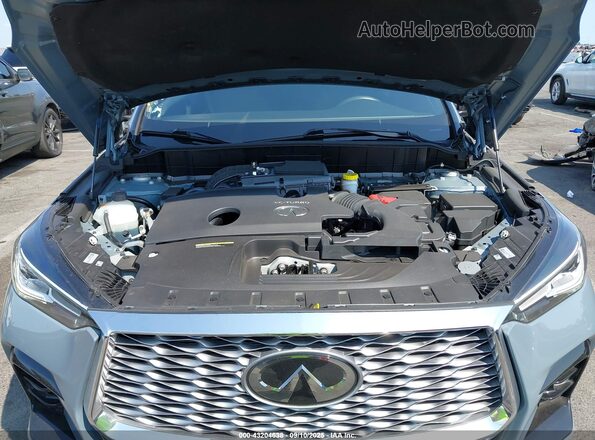 3PCAJ5JR6PF110476 2023 INFINITI QX55 Light Blue Rear view