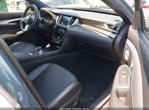 3PCAJ5K35NF101954 2022 INFINITI QX55 Синий Вид салона спереди