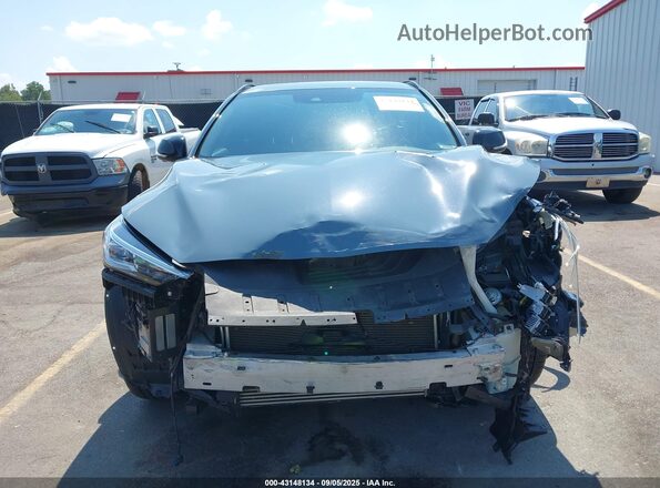 3PCAJ5K35NF101954 2022 INFINITI QX55 Синий Вид задней части салона