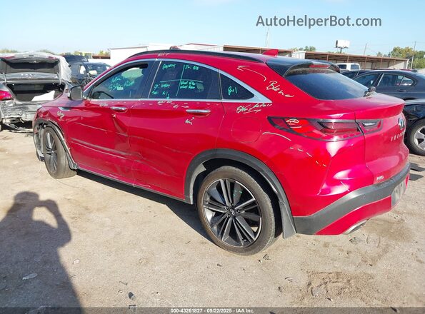 3PCAJ5K3XNF103960 2022 INFINITI QX55 Red უკანა მარცხენა