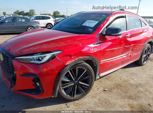 3PCAJ5K3XNF103960 2022 INFINITI QX55 Red წინა ხედი
