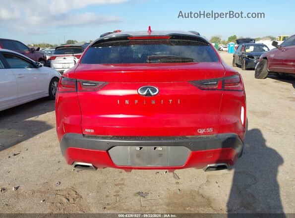 3PCAJ5K3XNF103960 2022 INFINITI QX55 Red 