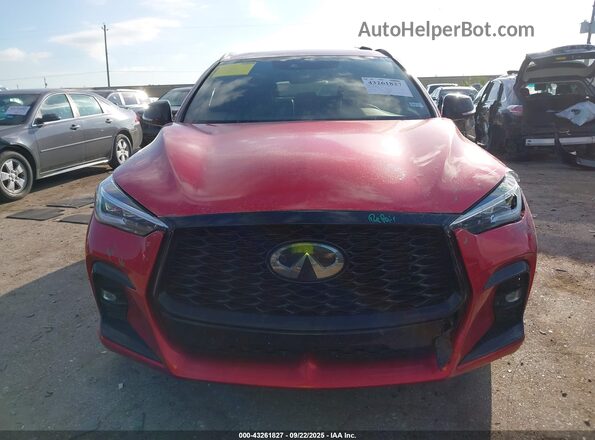 3PCAJ5K3XNF103960 2022 INFINITI QX55 Red ხელსაწყოთა პანელის ხედი