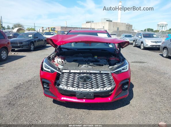 3PCAJ5LRXPF101888 2023 INFINITI QX55 Red Սարքավորումների վահանակի տեսք