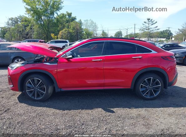 3PCAJ5LRXPF101888 2023 INFINITI QX55 Red Սալոնի 360 աստիճան տեսք