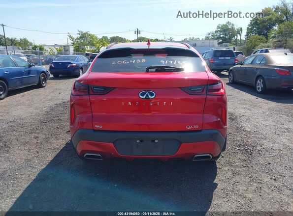 3PCAJ5LRXPF101888 2023 INFINITI QX55 Red 