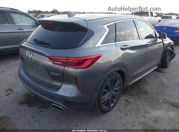 3PCAJ5M10LF114541 2020 INFINITI QX50 Black უკანა მარჯვენა