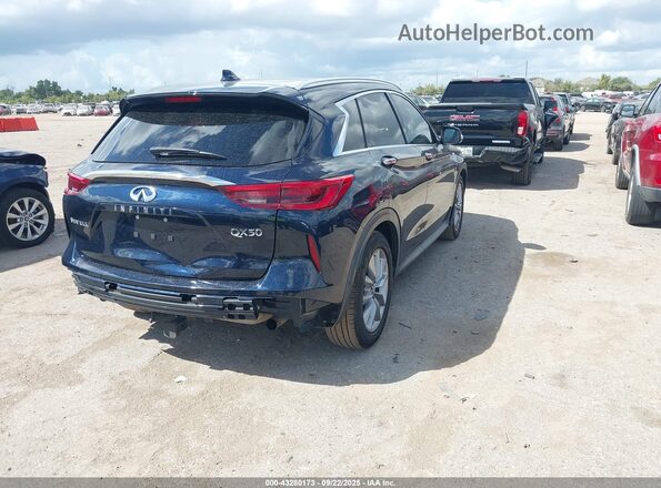 3PCAJ5M15LF102112 2020 INFINITI QX50 Blue უკანა მარჯვენა