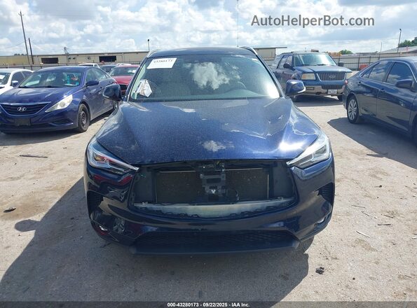 3PCAJ5M15LF102112 2020 INFINITI QX50 Blue წინა ხედი