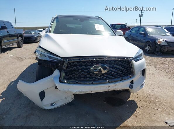 3PCAJ5M17LF117811 2020 INFINITI QX50 White Vista del cuadro de instrumentos
