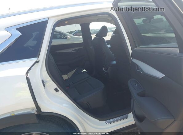 3PCAJ5M19LF120905 2020 INFINITI QX50 White VIN კოდის სტიკერის ხედი