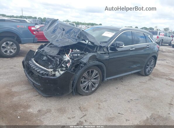3PCAJ5M1XLF114904 2020 INFINITI QX50 Черный Передняя левая четверть
