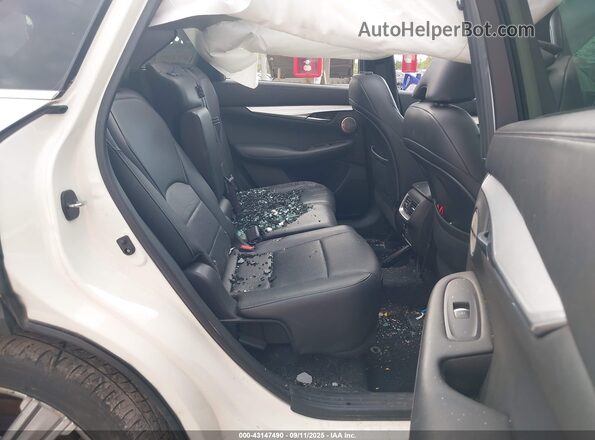 3PCAJ5M32LF101436 2020 INFINITI QX50 White Widok naklejki z numerem VIN
